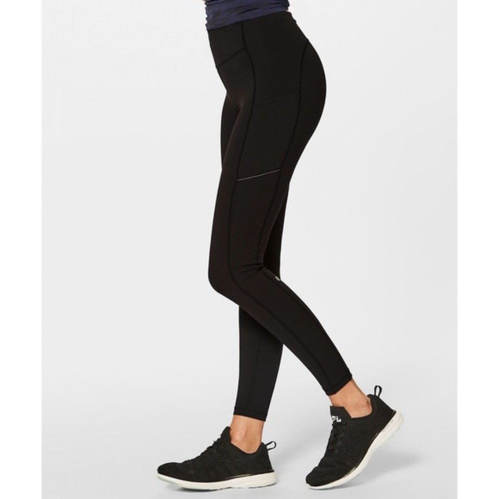 Lululemon Speed Up Tight in Black, Mid-Rise, 28" Inseam